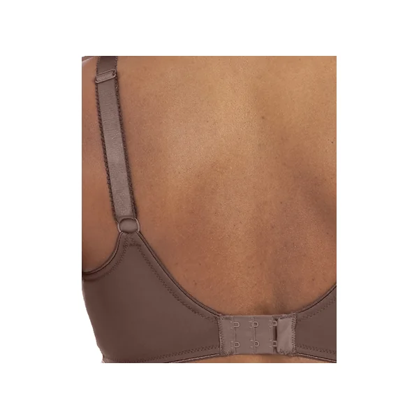 Soutien gorge bonnet entier à armatures à renfort latéral FUSION 3091 CAFE