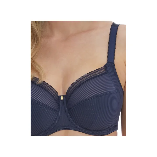 Soutien gorge bonnet entier à armatures à renfort latéral FUSION 3091 NAVY
