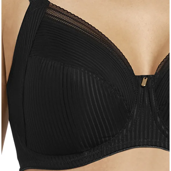 Soutien gorge bonnet entier à armatures à renfort latéral FUSION 3091 NOIR