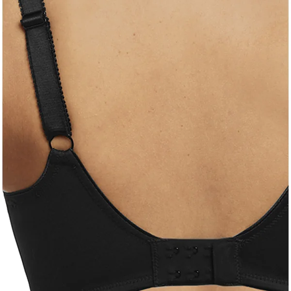 Soutien gorge bonnet entier à armatures à renfort latéral FUSION 3091 NOIR