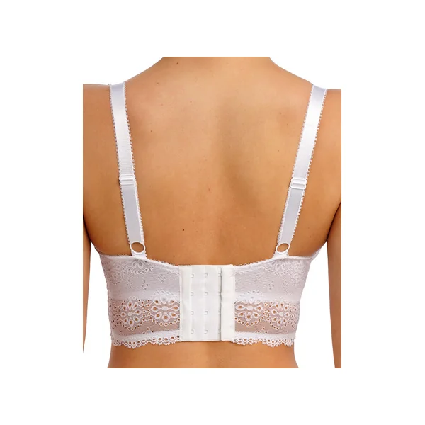 Soutien gorge bustier à armatures POSIE 404220 BLANC