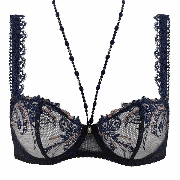 Soutien Gorge - Corbeille Armaturé - Noir bleu Aubade