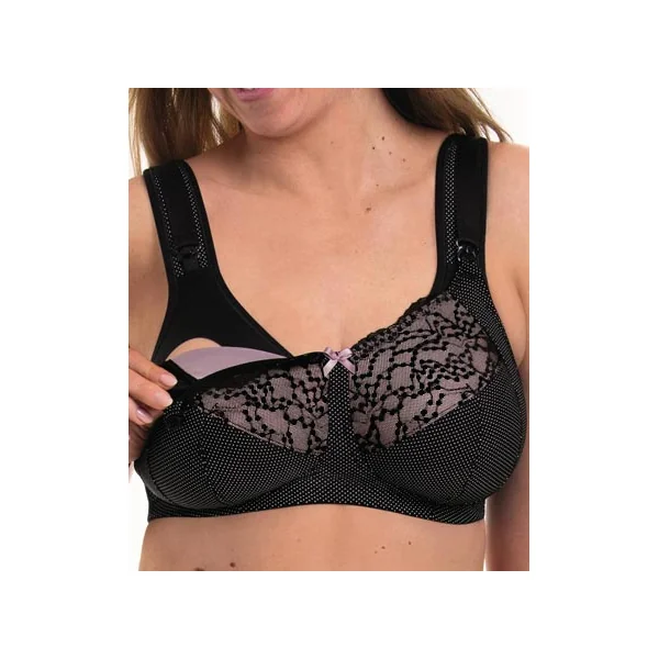 Soutien gorge d'allaitement grande taille MISS ORELY 5099 NOIR
