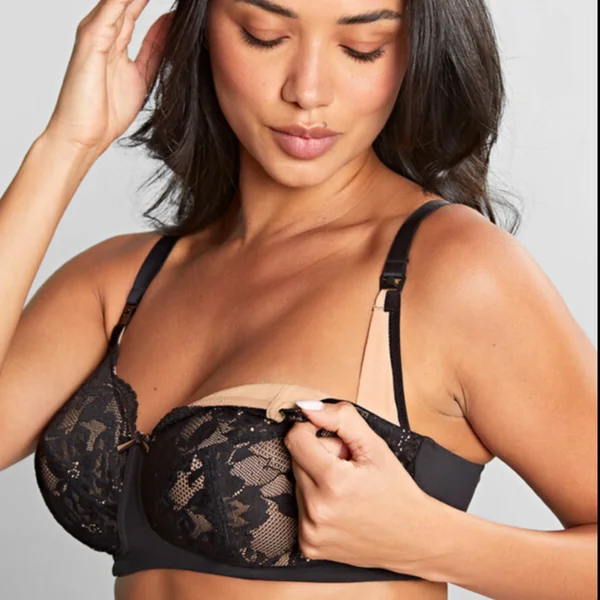 Soutien Gorge d'Allaitement noir Panache