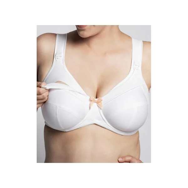 Soutien gorge d'allaitement à armatures LILLY 6124 BLANC