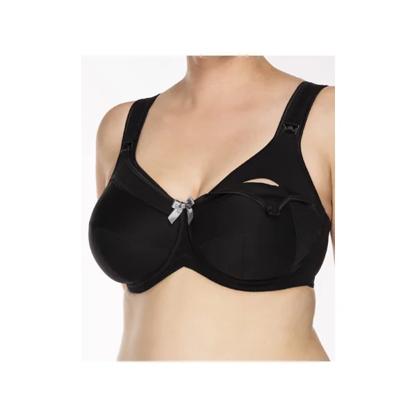 Soutien gorge d'allaitement à armatures LILLY 6124 NOIR