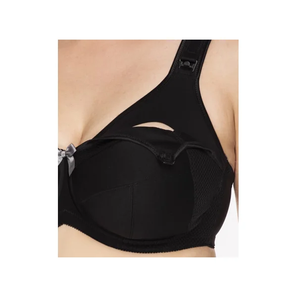 Soutien gorge d'allaitement à armatures LILLY 6124 NOIR