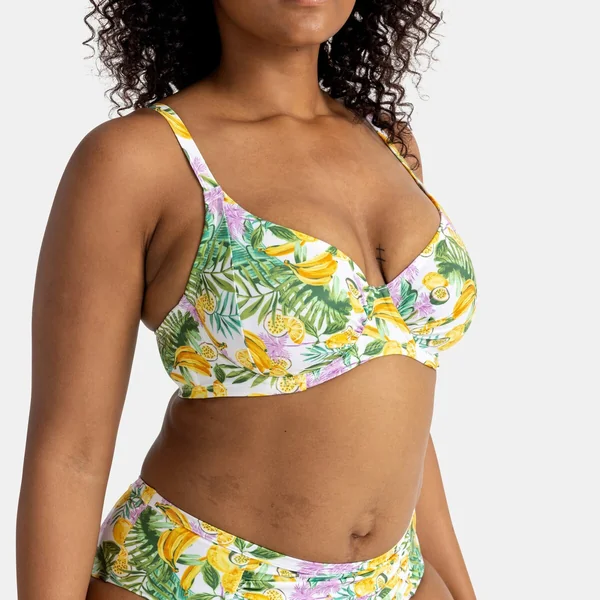 Soutien Gorge de Bain - Blanc imprimé Dorina Maillots
