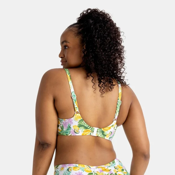 Soutien Gorge de Bain - Blanc imprimé Dorina Maillots