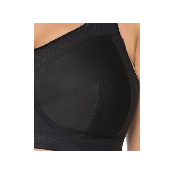 Soutien gorge de sport grande taille sans armatures KATE 6028 NOIR