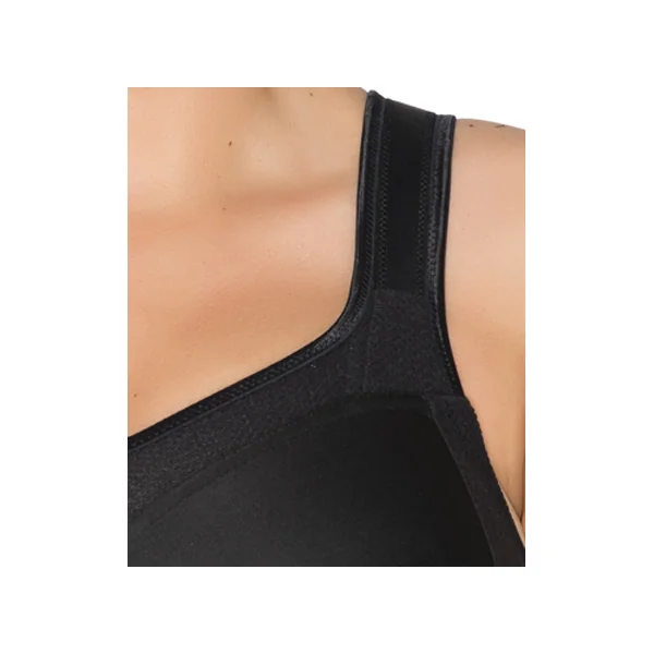 Soutien gorge de sport grande taille sans armatures KATE 6028 NOIR