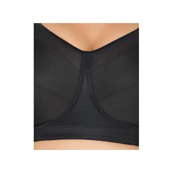 Soutien gorge de sport grande taille sans armatures KATE 6028 NOIR