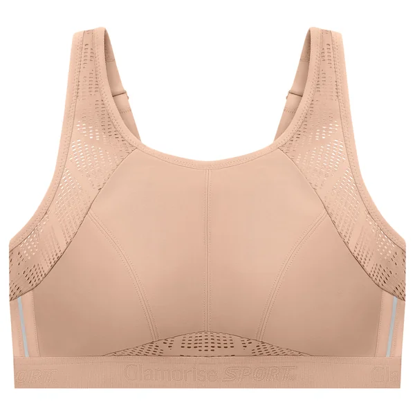 Soutien gorge de sport sans armature maintien intermédiaire fraicheur non stop 1068 CHAIR