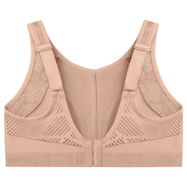 Soutien gorge de sport sans armature maintien intermédiaire fraicheur non stop 1068 CHAIR