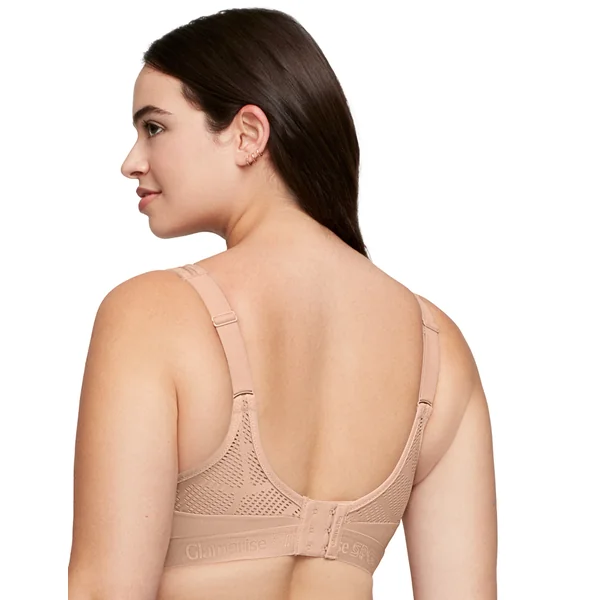 Soutien gorge de sport sans armature maintien intermédiaire fraicheur non stop 1068 CHAIR