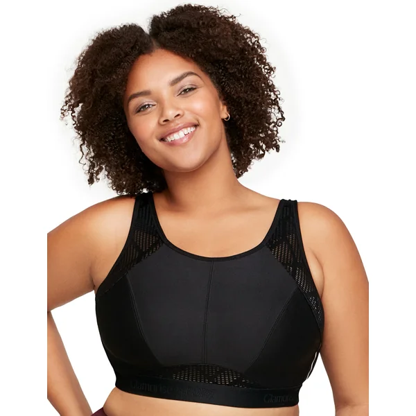 Soutien gorge de sport sans armature maintien intermédiaire fraicheur non stop 1068 NOIR