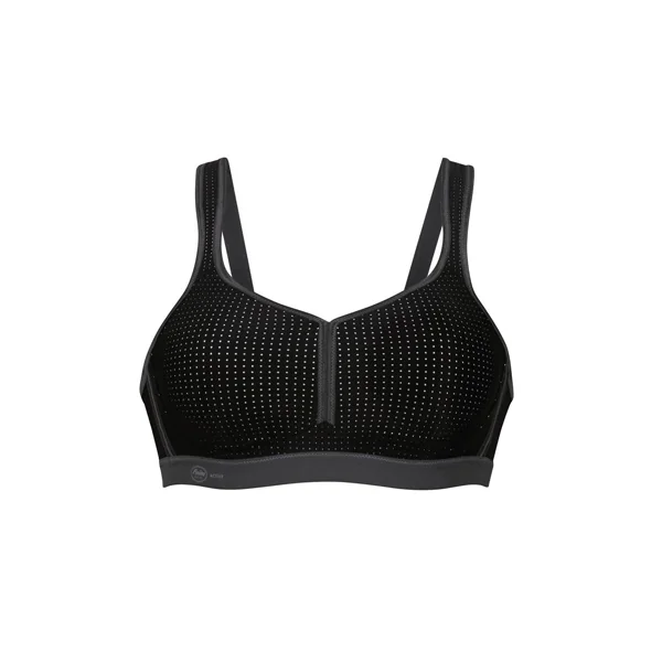 Soutien gorge de sport sans armatures 5566 NOIR/ANTHRACITE
