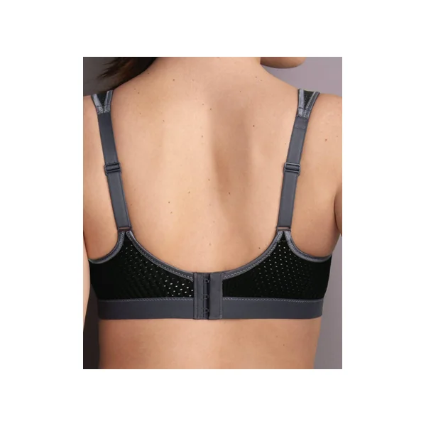 Soutien gorge de sport sans armatures 5566 NOIR/ANTHRACITE