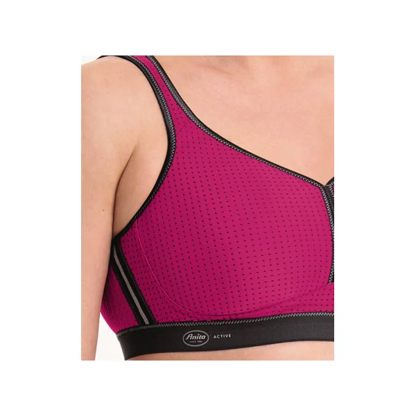 Soutien gorge de sport sans armatures 5566 PINK/ANTHRACITE