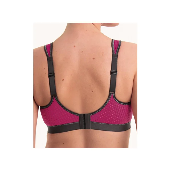Soutien gorge de sport sans armatures 5566 PINK/ANTHRACITE