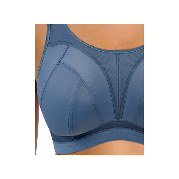 Soutien gorge de sport sans armatures DYNAMIC 4014 STEEL BLUE