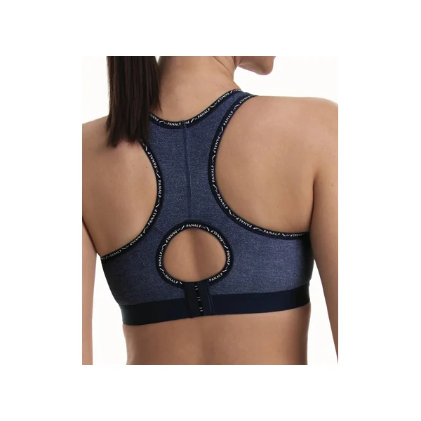 Soutien gorge de sport sans armatures PANALP DELTA TOP 5562 JEANS