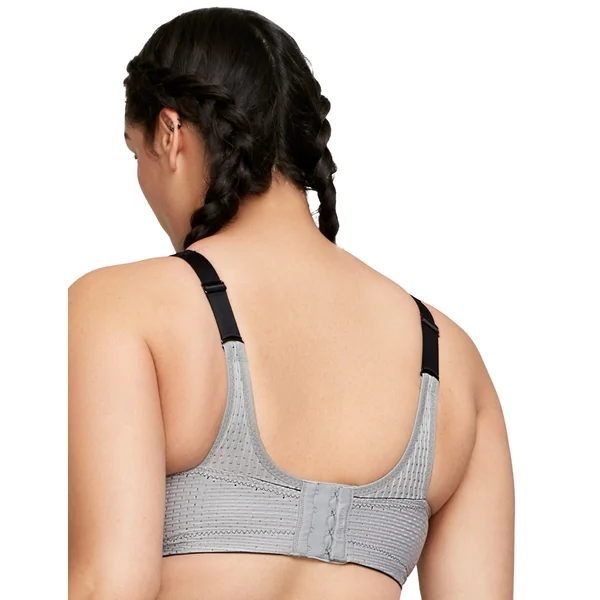 Soutien gorge de sport à contrôle total personnalise 1166 NOIR GRIS