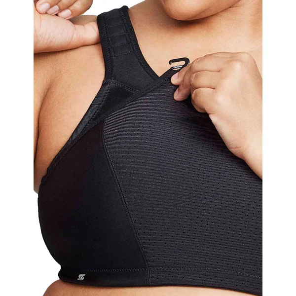 Soutien gorge de sport à contrôle total personnalise 1166 NOIR UNI