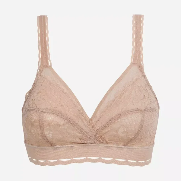 Soutien gorge Dentelle Sans Armatures Beige Playtex