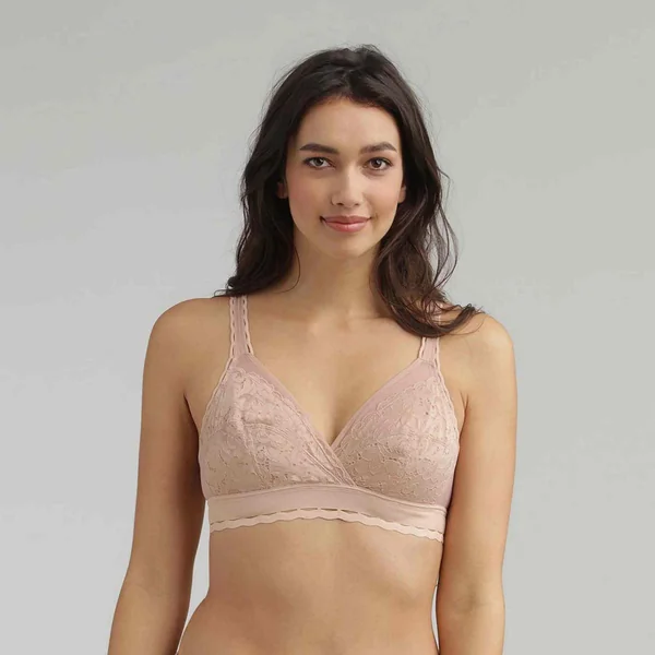 Soutien gorge Dentelle Sans Armatures Beige Playtex