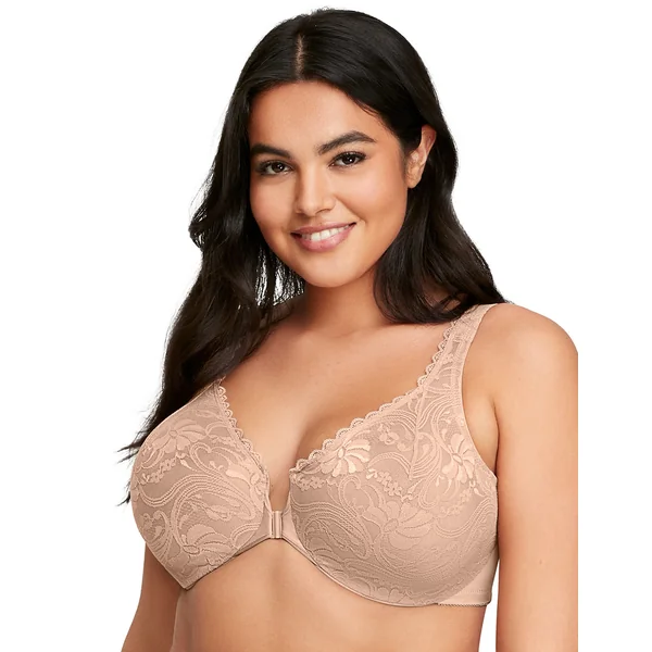 soutien gorge dentelle à armatures à fermeture devant 9245 chair