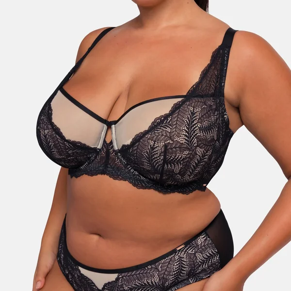 Soutien gorge emboitant noir Dorina