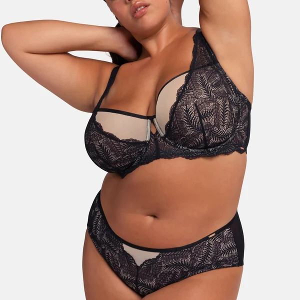 Soutien gorge emboitant noir Dorina