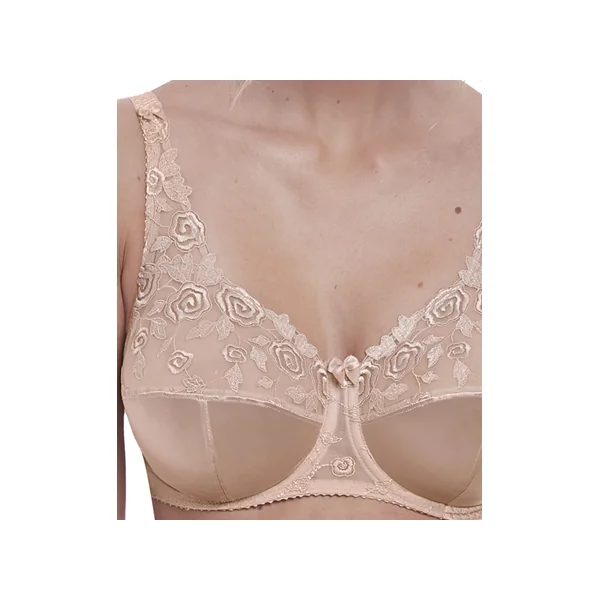 Soutien gorge emboitant à armatures BELLE 6000/01 BEIGE NATUREL
