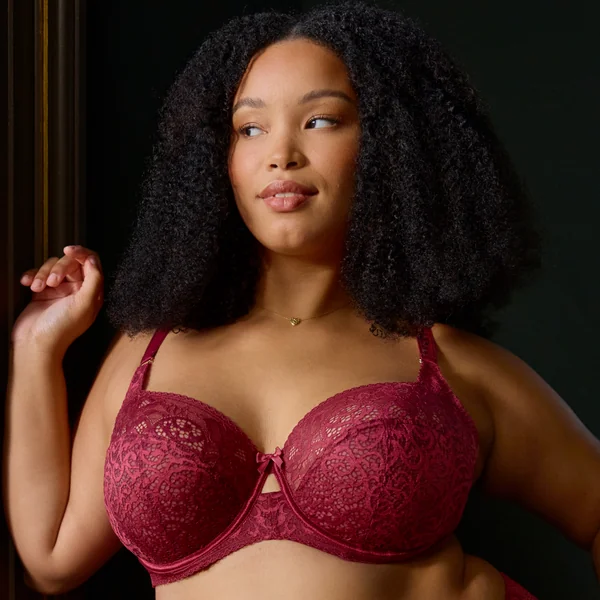 Soutien Gorge emboîtant Estel - Cherry red rouge Sculptresse