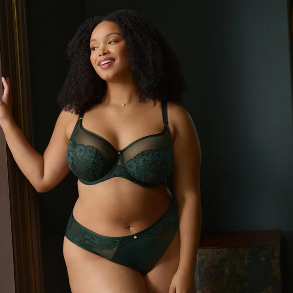 Soutien Gorge emboîtant - Vert foret Sculptresse Josephine