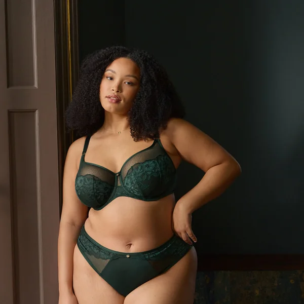 Soutien Gorge emboîtant - Vert foret Sculptresse Josephine