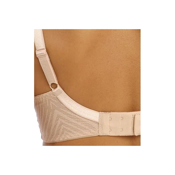 Soutien gorge foulard plongeant apex à armatures TAILORED 401121 NATUREL BEIGE
