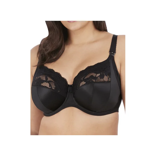 Soutien gorge grande taille d'allaitement à armatures MOLLY 4542 NOIR