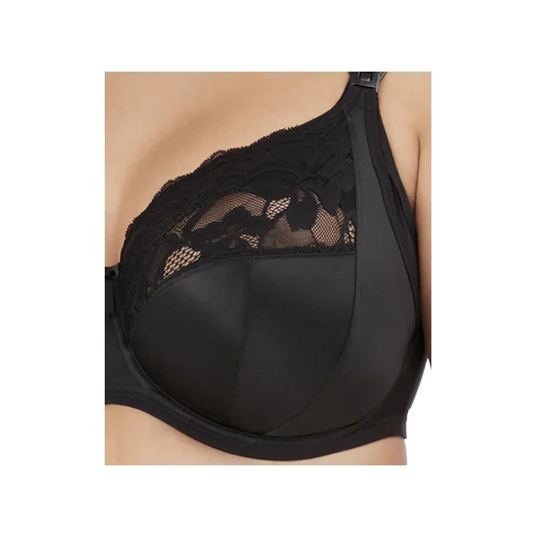 Soutien gorge grande taille d'allaitement à armatures MOLLY 4542 NOIR