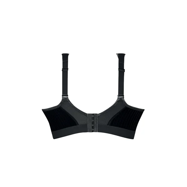 Soutien gorge grande taille de sport sans armatures 5567 NOIR/ANTHRACITE