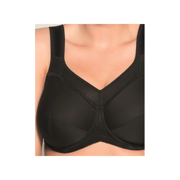 Soutien gorge grande taille de sport à armatures KATE 6024 NOIR