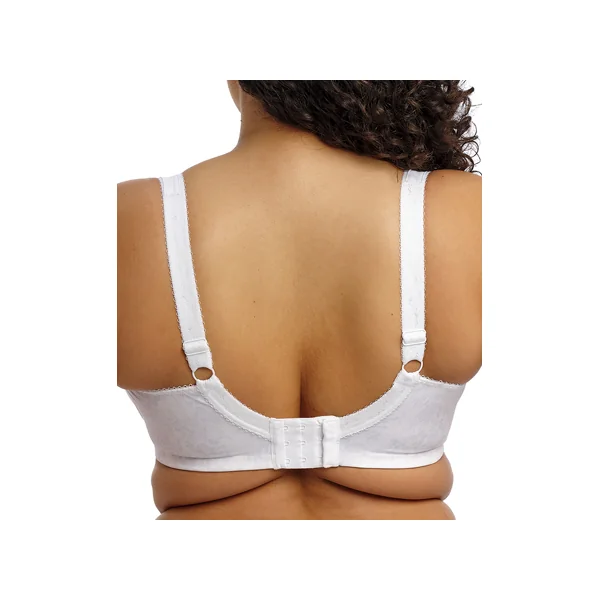 Soutien gorge grande taille plongeant à armatures LUCIE 4490 BLANC