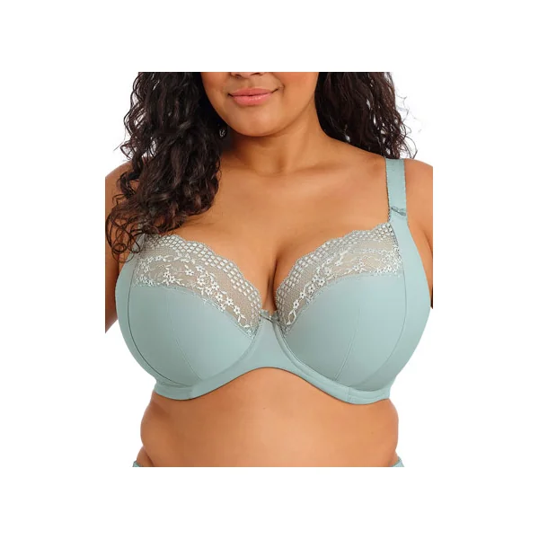 Soutien gorge grande taille plongeant à armatures LUCIE 4490 MIST