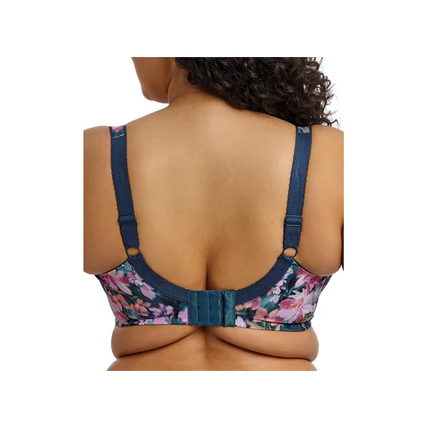 Soutien gorge grande taille plongeant à armatures LUCIE 4490 TEAL FLORAL