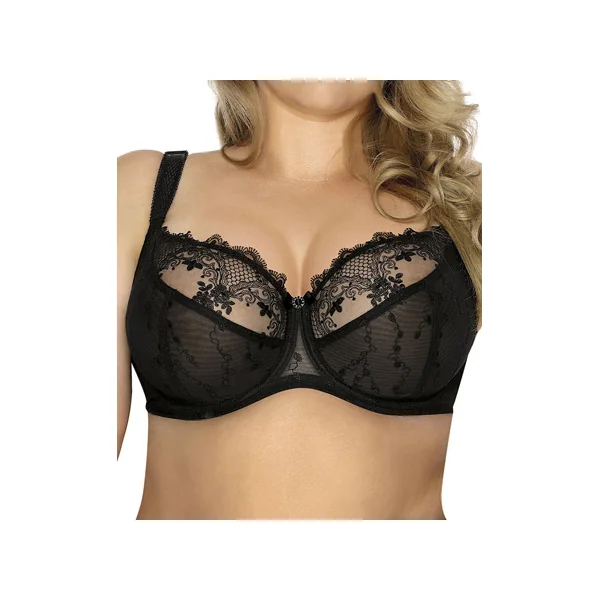 Soutien gorge grande taille à armatures AURORA NOIR