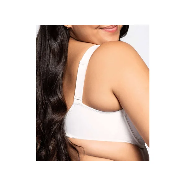 Soutien gorge grande taille à armatures avec bandeau supérieur EMILY 2225 ECRU
