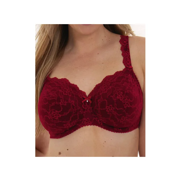 Soutien gorge grande taille à armatures BOBETTE 5289 RUBIS