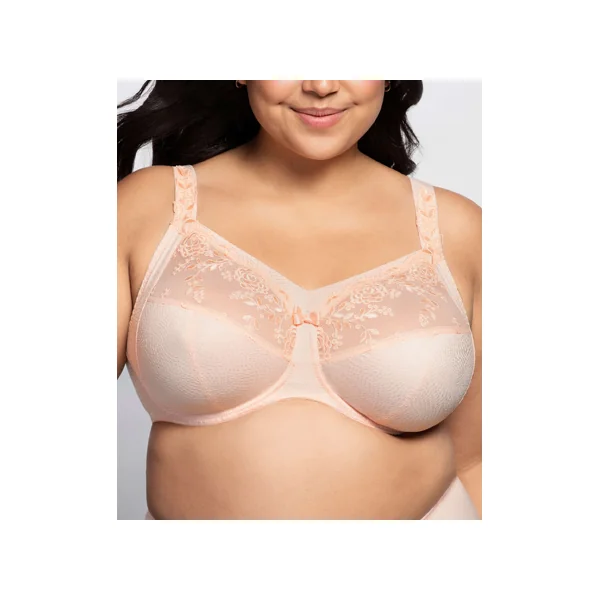 Soutien gorge grande taille à armatures ELLA 3625 PECHE