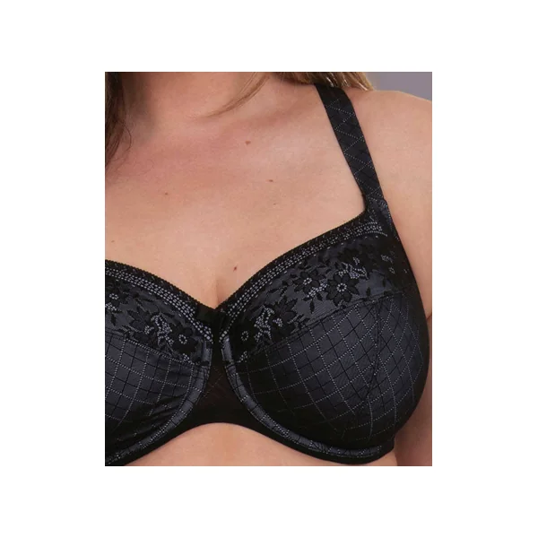 Soutien gorge grande taille à armatures ROSEMARY 5284 NOIR